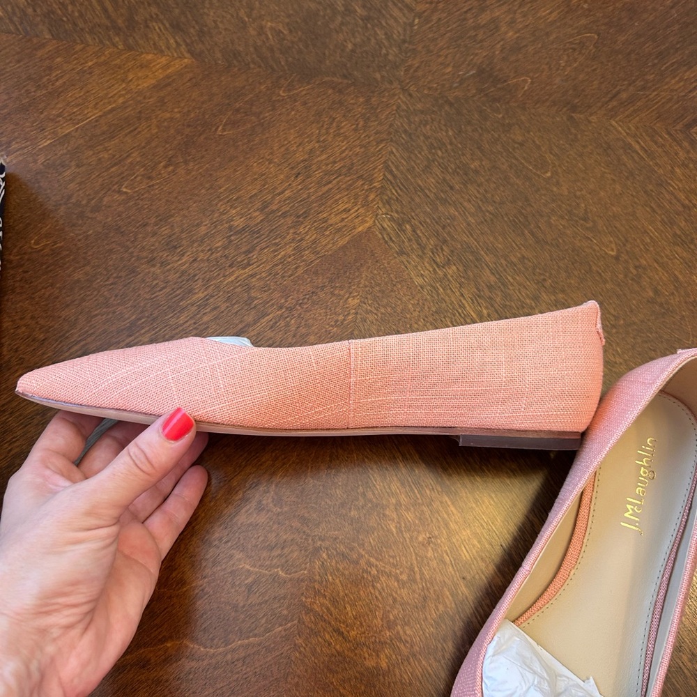 J. McLaughlin Women's Gale Pink flats - Picture 3 of 16